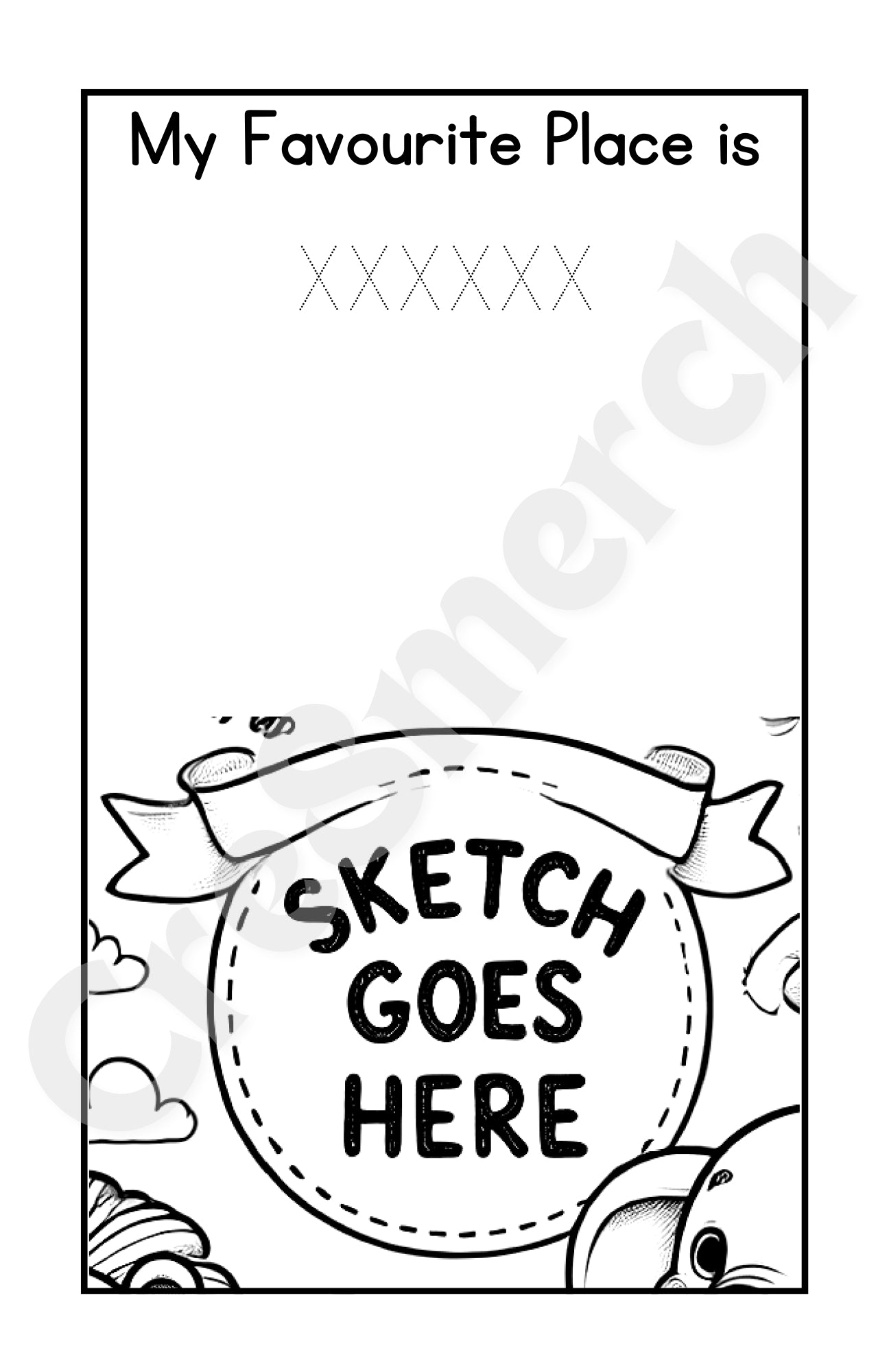 Custom Birthday Colouring Book (Design + 50 copies)