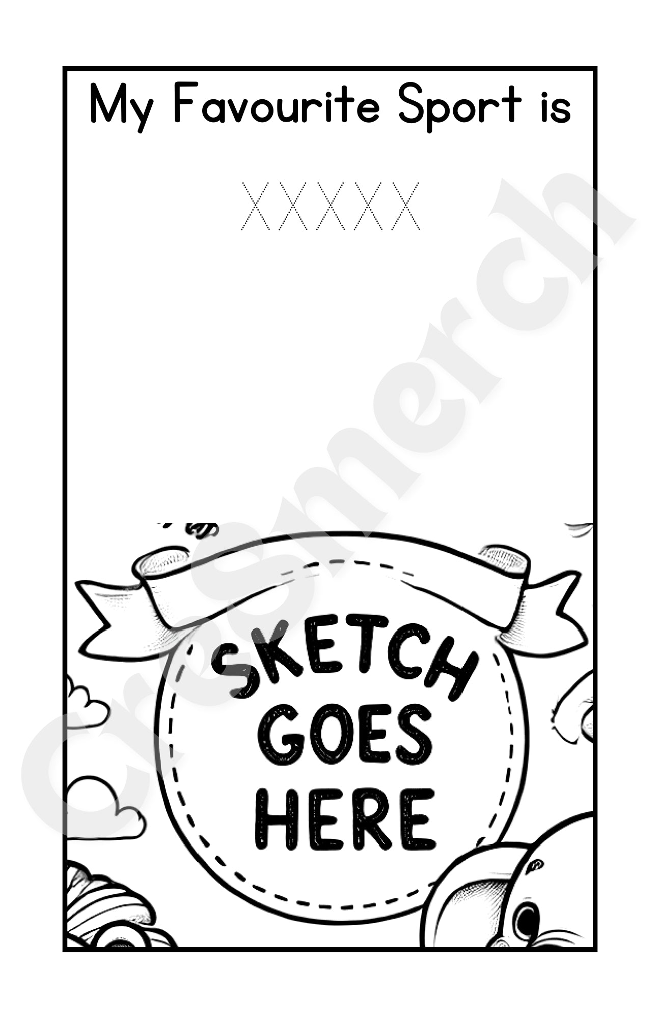 Custom Birthday Colouring Book (Design + 50 copies)